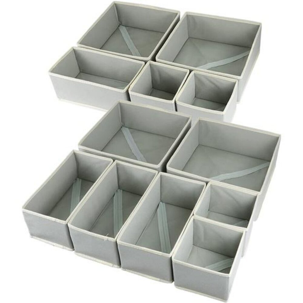 Foldable Drawer Organizer Bins for Clothes Underwear Baby Socks Bras Towels